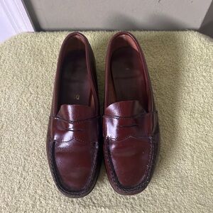Sebago Classic Burgundy Leather Women’s Penny Loafers